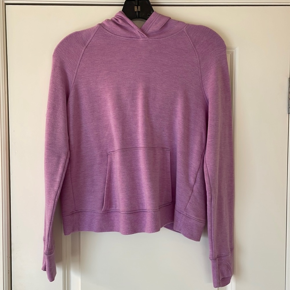 Athleta Girl, pink sweatshirt, size XL/14